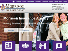 Tablet Screenshot of morrison-ins.com